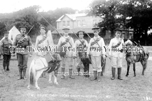 IO 607 - Isle Of Wight Rifles Camp, Locks Green, Newtown