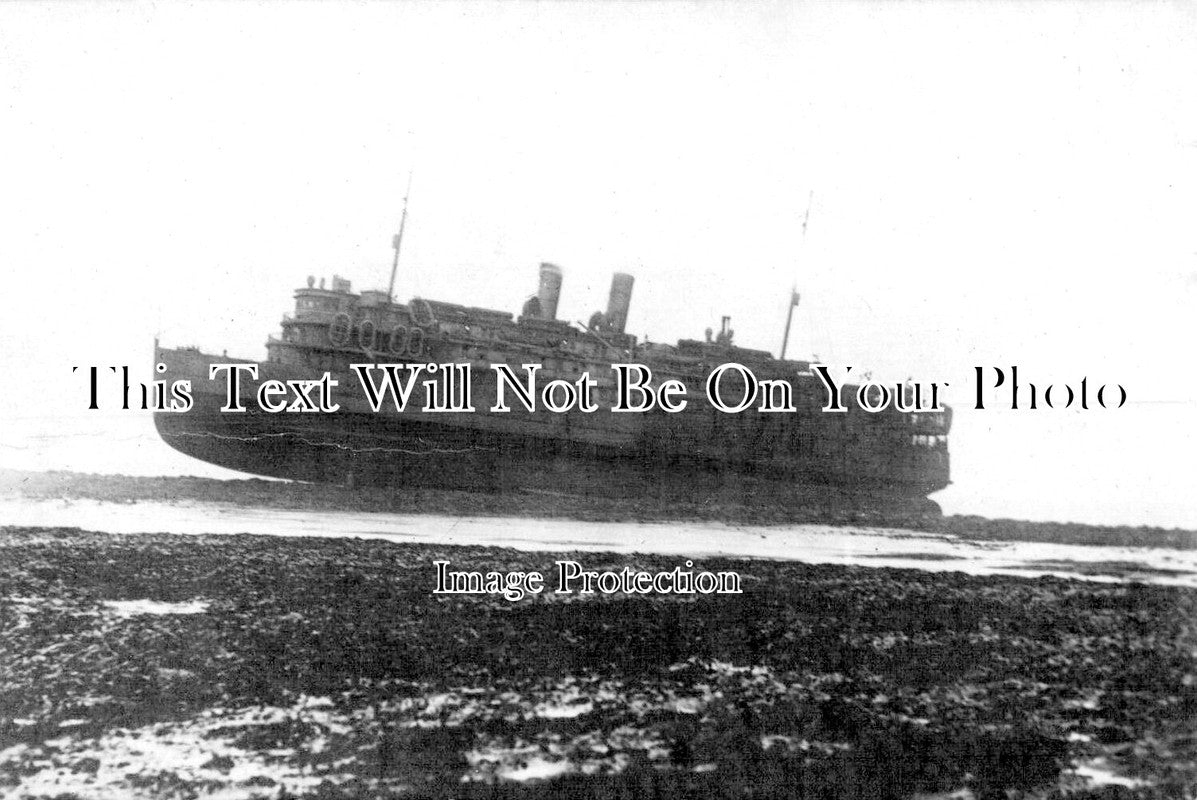 IO 610 - SS Narragansett Shipwreck, Bembridge, Isle Of Wight 1919