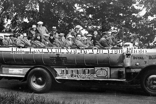 IO 63 - Charabanc, Royal Blue, Yarmouth, Isle Of Wight c1927