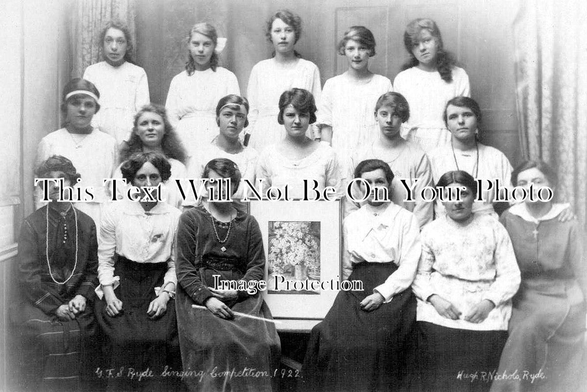 IO 639 - GFS Singing Competition, Ryde, Isle Of Wight 1922