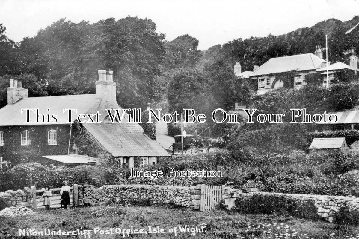 IO 665 - Niton Undercliff Post Office, Isle Of Wight c1912