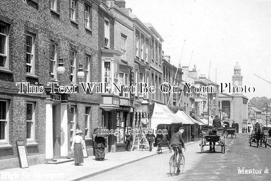 IO 666 - High Street, Newport, Isle Of Wight c1905