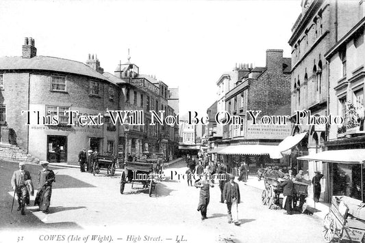 IO 673 - High Street, Cowes, Isle Of Wight c1907