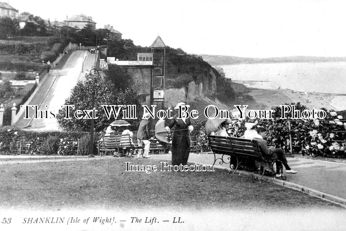 IO 744 - The Lift, Shanklin, Isle Of Wight c1916