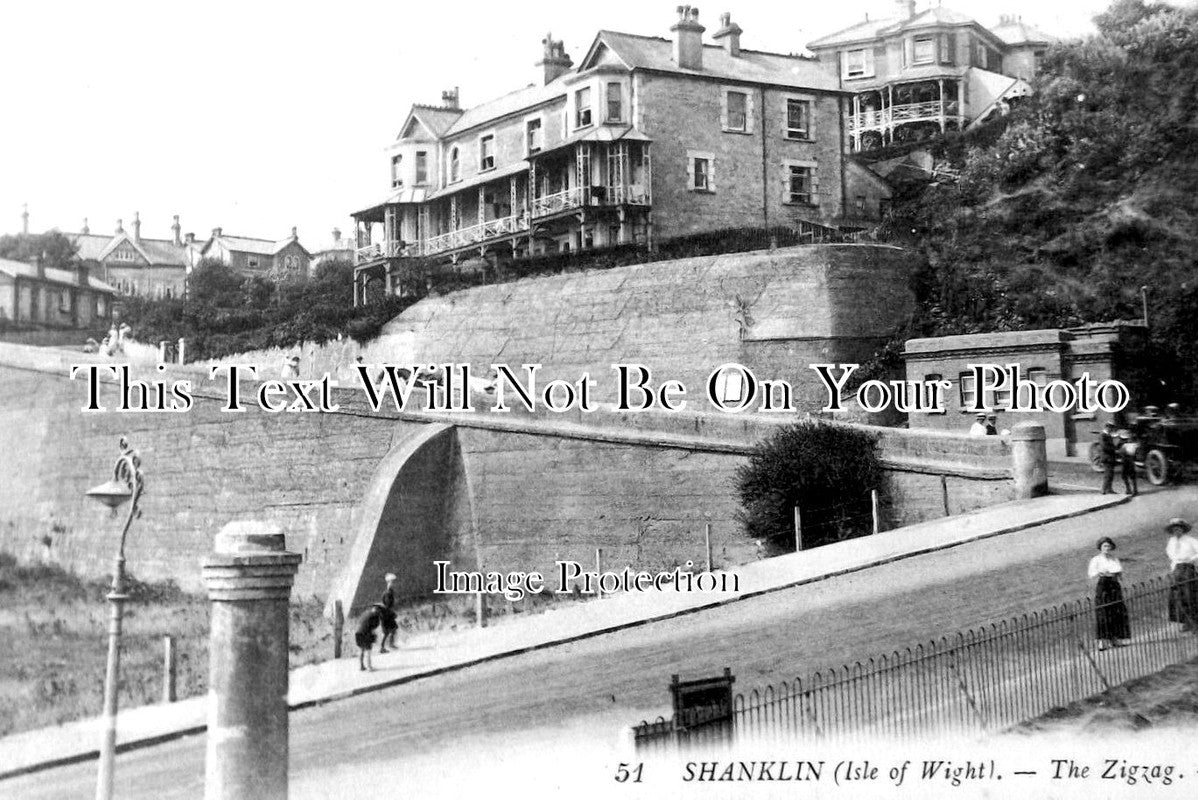 IO 745 - The Zigzag, Shanklin, Isle Of Wight c1916