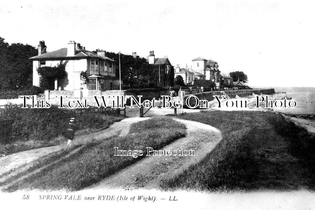 IO 765 - Spring Vale Near Ryde, Isle Of Wight c1910