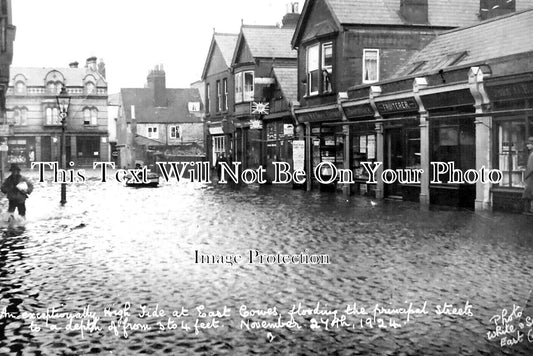 IO 803 - Floods In East Cowes, Isle Of Wight c1924