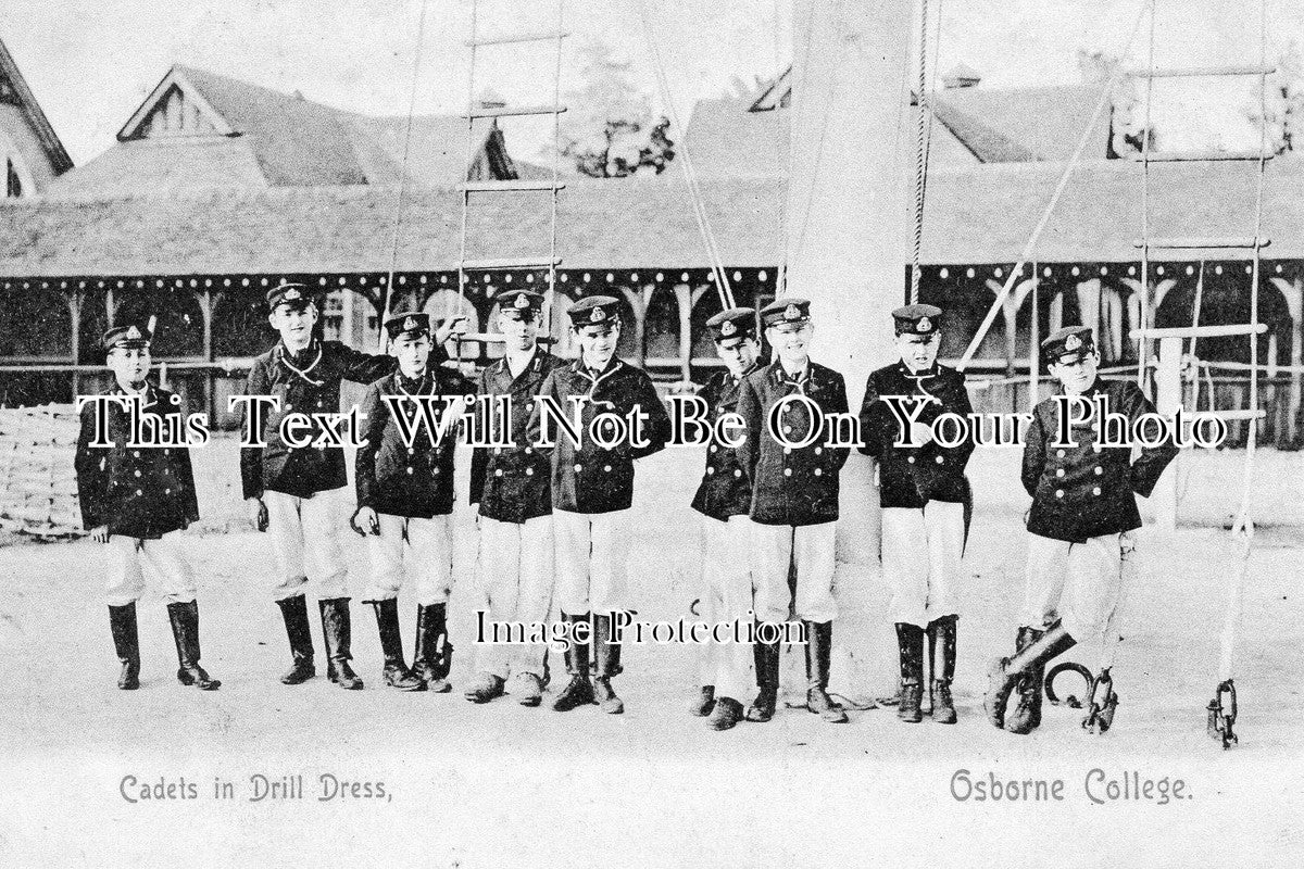 IO 820 - Cadets In Drill Dress, Osborne Royal Naval College, Isle Of Wight