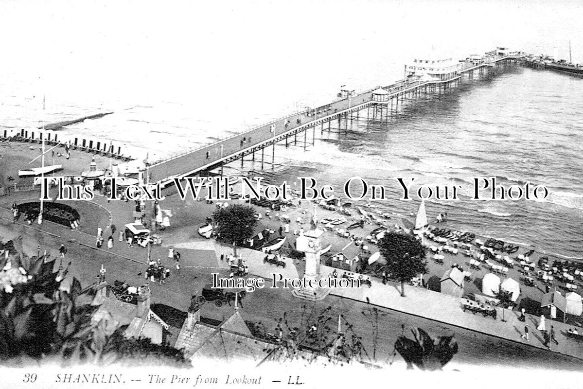 IO 834 - The Pier From Lookout, Shanklin, Isle Of Wight