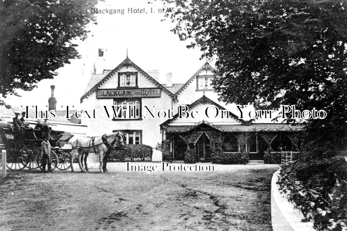 IO 859 - Blackgang Hotel, Isle Of Wight c1906