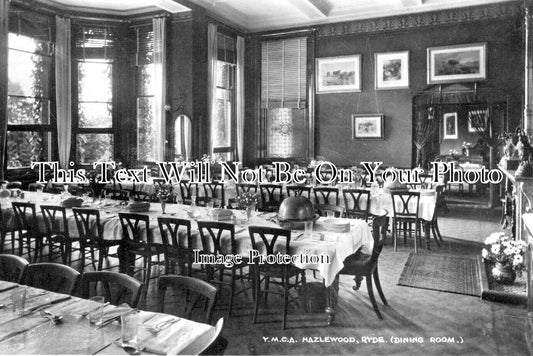 IO 864 - YMCA Hazlewood Dining Room, Ryde, Isle Of Wight c1929