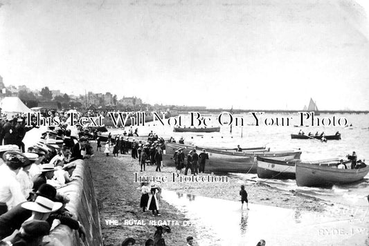 IO 893 - The Royal Regatta, Ryde, Isle Of Wight c1908