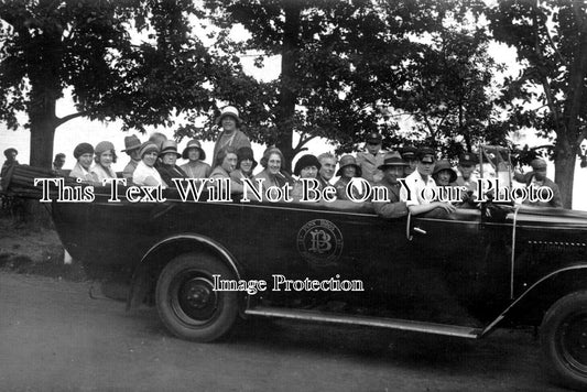 IO 961 - Pink Bros Charabanc, Isle Of Wight c1928