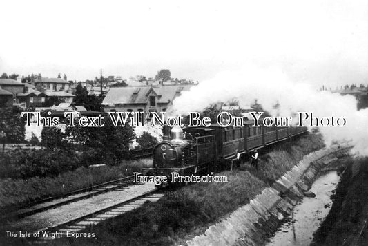 IO 963 - The Isle Of Wight Express Train At Ryde, Isle Of Wight