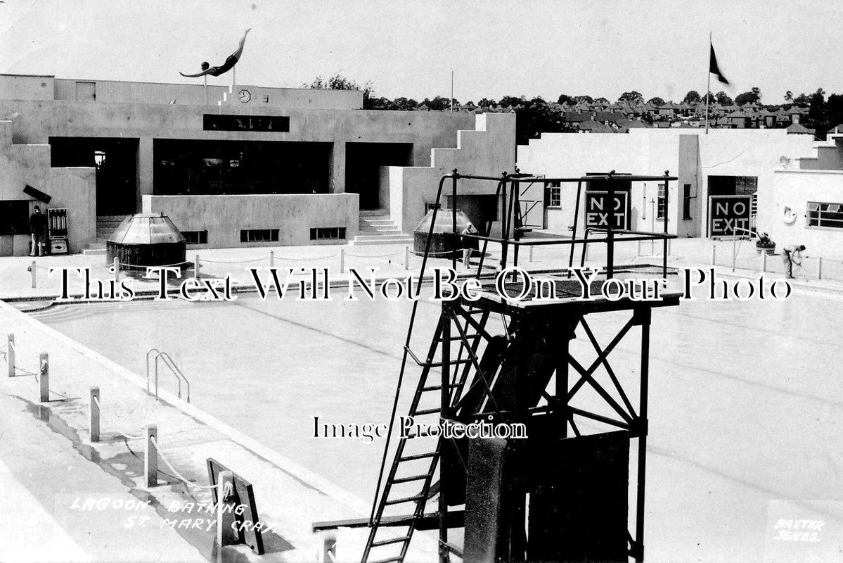 KE 102 - Lagoon Bathing Pool, St Mary Cray, Kent c1935