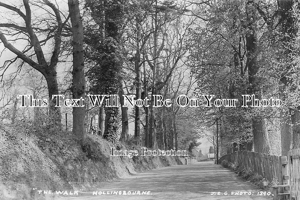 KE 1096 - The Walk, Hollingbourne, Kent c1918