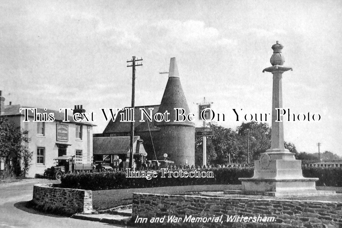 KE 1108 - Inn & War Memorial, Wittersham, Kent c1933