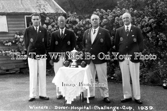 KE 1119 - aversham Bowls Club, Dover Hospital Challenge Cup, Kent 1939