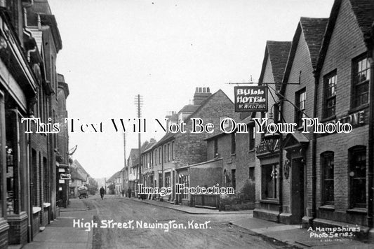 KE 1155 - High Street, Newington, Kent c1921