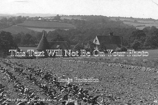 KE 1158 - View From Chalket Farm, Pembury, Kent c1917