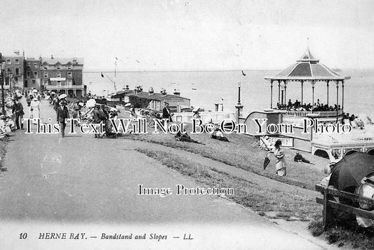 KE 1160 - Bandstand & Slopes, Herne Bay, Kent