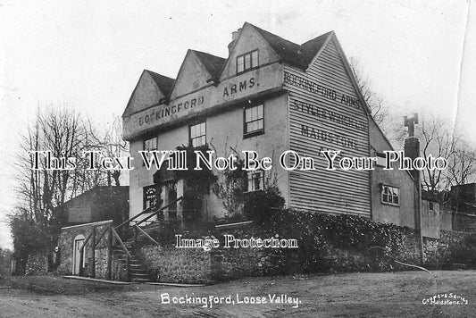 KE 1166 - Bockingford Arms, Loose Valley, Kent c1908