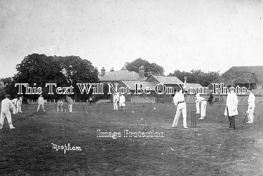 KE 1184 - Cricket At Meopham, Kent c1914