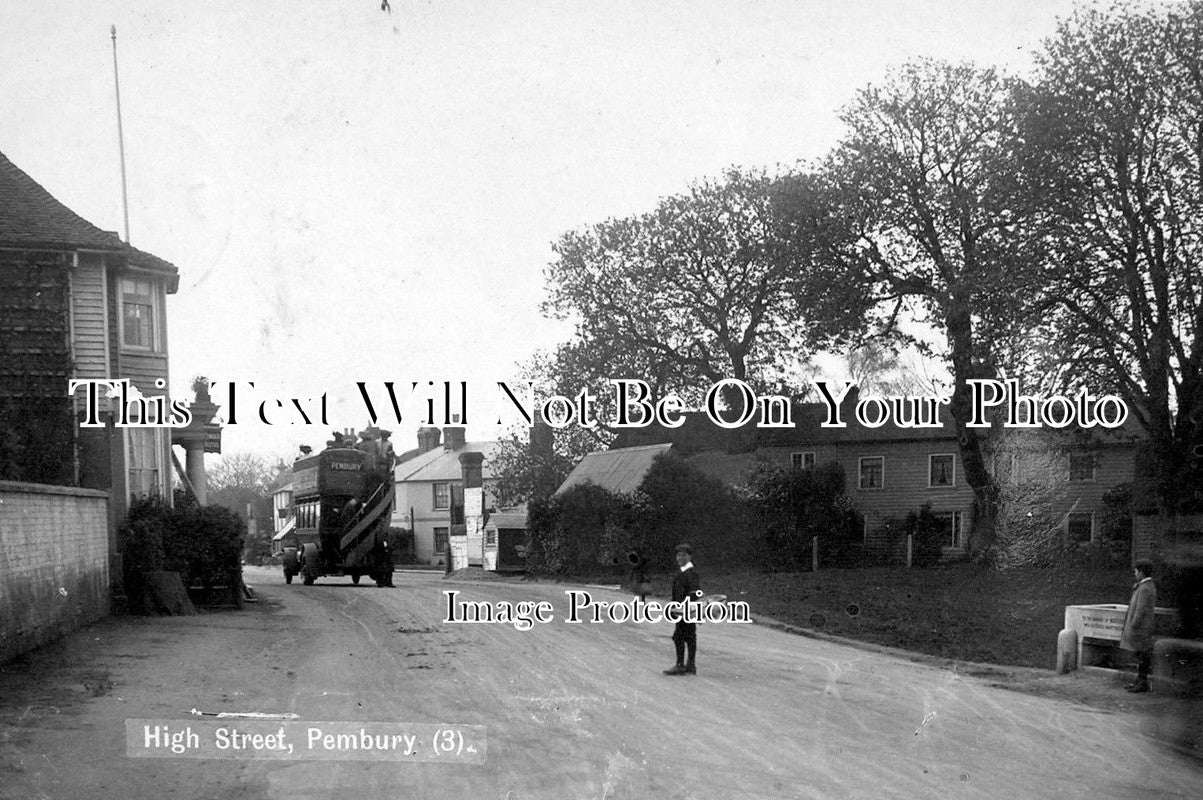 KE 1233 - High Street, Pembury, Kent c1910