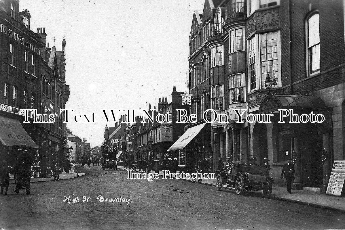 KE 126 - High Street, Bromley, Kent c1917