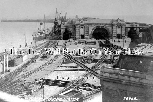 KE 1291 - The Admiralty Pier & Marine Railway Station, Dover, Kent