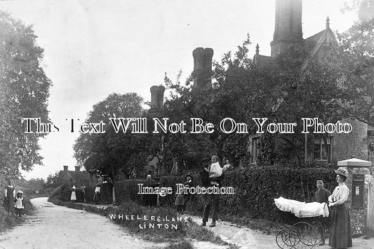KE 1312 - Wheelers Lane, Linton, Kent c1910