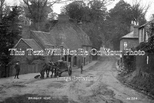 KE 1386 - Blue Anchor Inn, Bridgen, Kent c1913