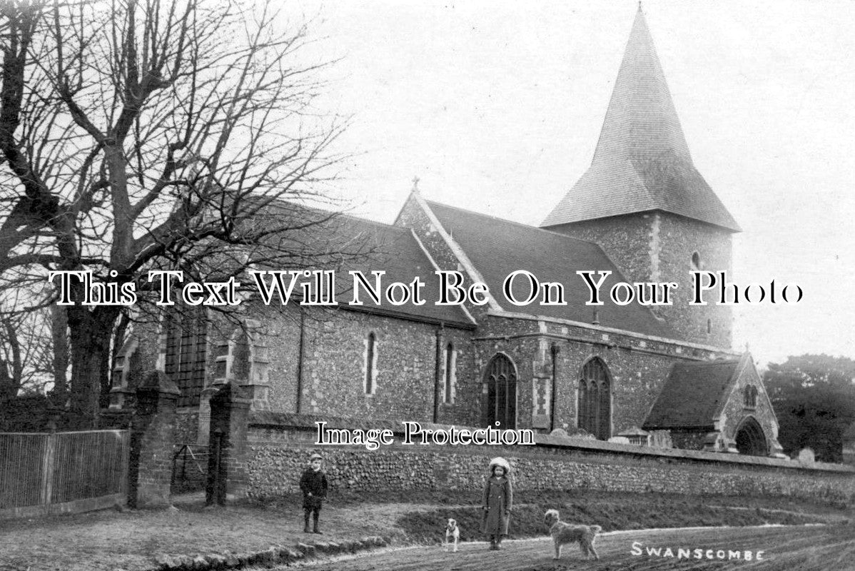 KE 1413 - Swanscombe Church, Kent c1913