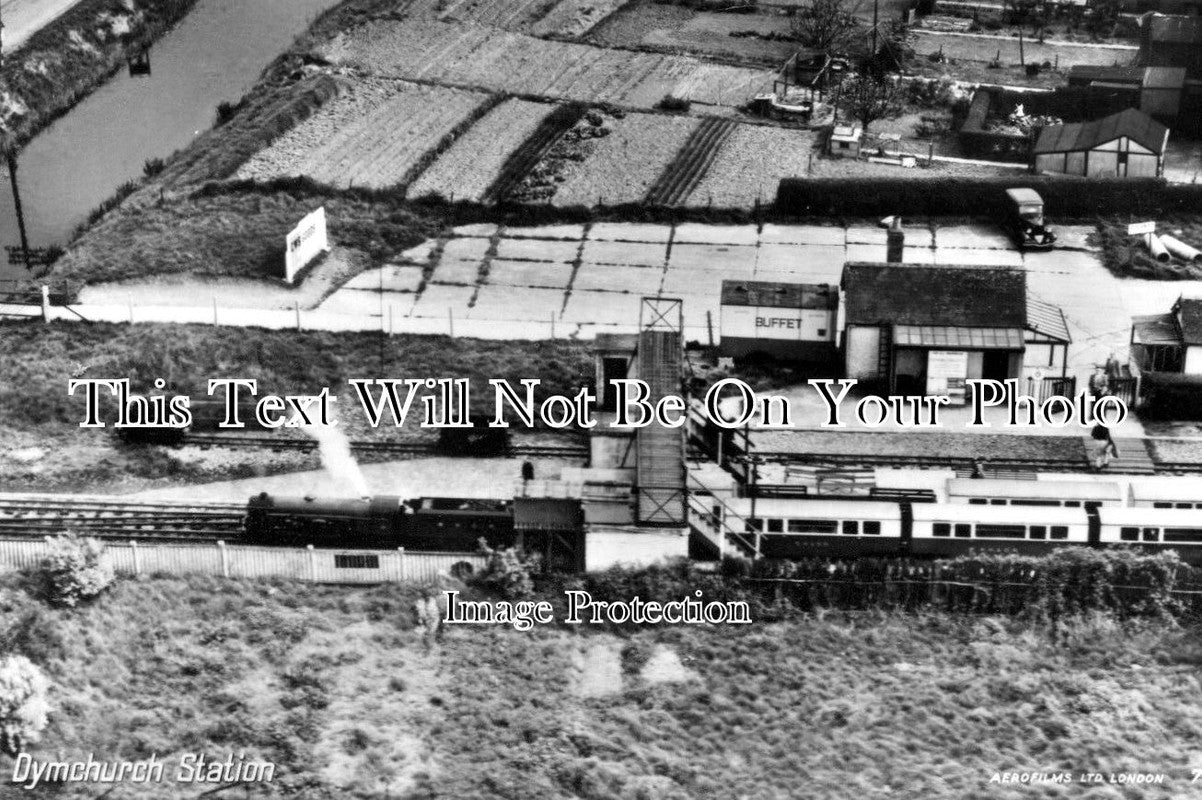 KE 1515 - Aerial View Of Dymchurch Railway Station, Kent