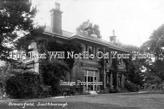 KE 1520 - Broomfield House, Southborough, Kent c1915