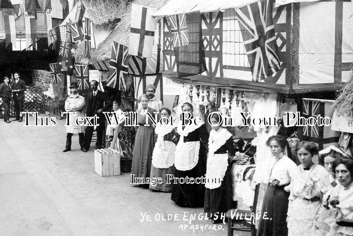 KE 1542 -A Village Dressed Up Near Ashford, Kent