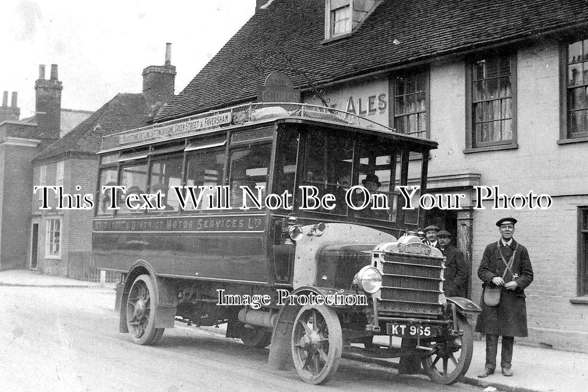 KE 1559 - Maidstone Motor Bus, George Hotel, Sittingbourne, Kent