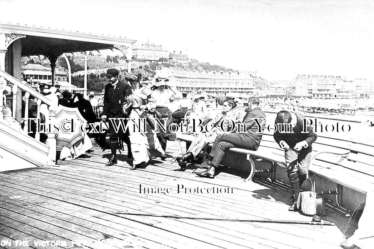 KE 1569 - On The Victoria Pier, Folkestone, Kent c1909