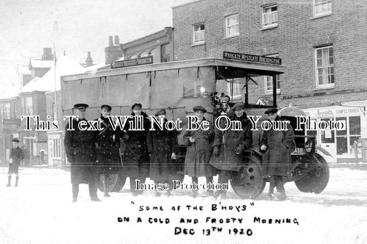 KE 1573 - Motorbus At Margate, Kent c1905