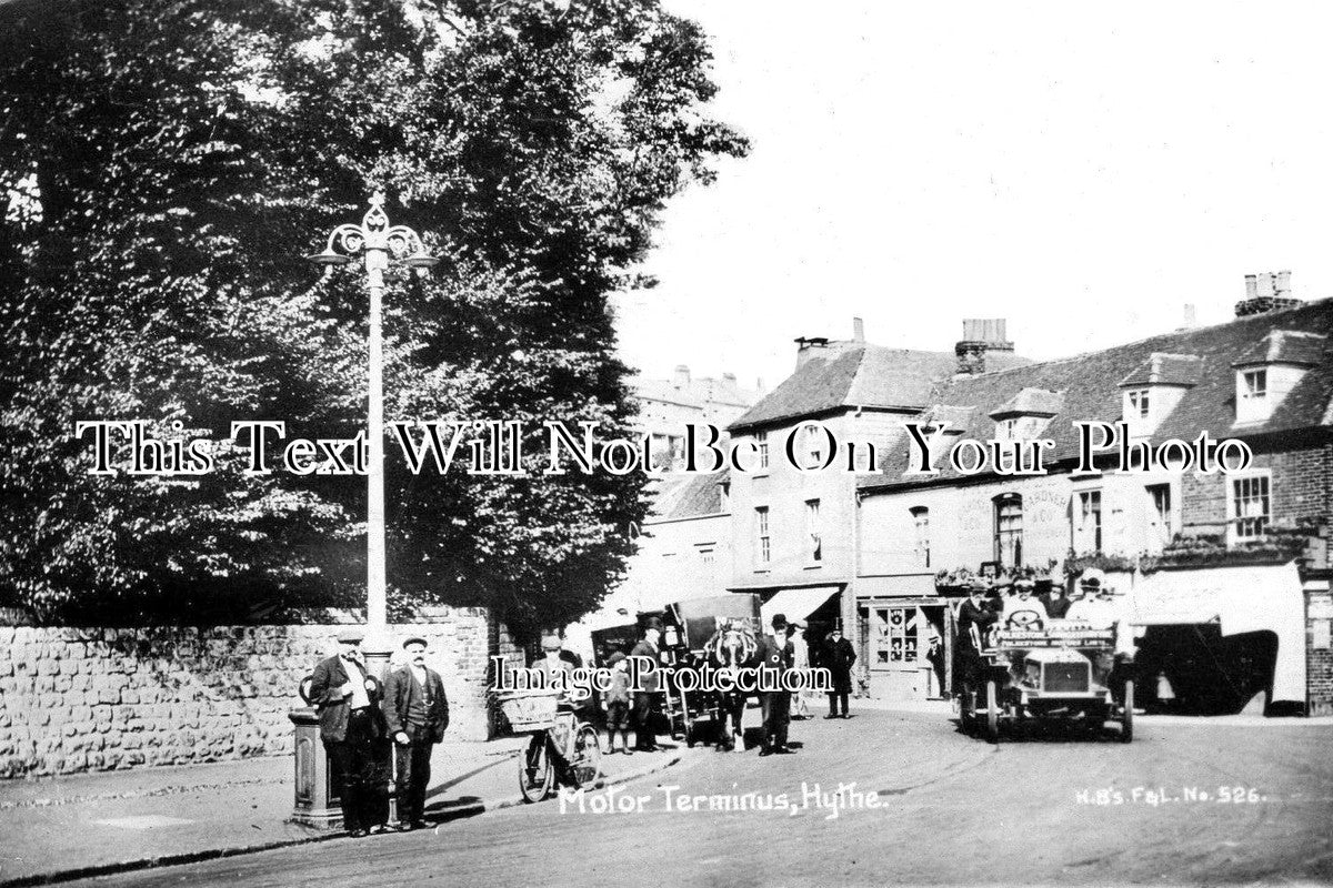 KE 1578 - Motor Terminus, Hythe, Kent c1913