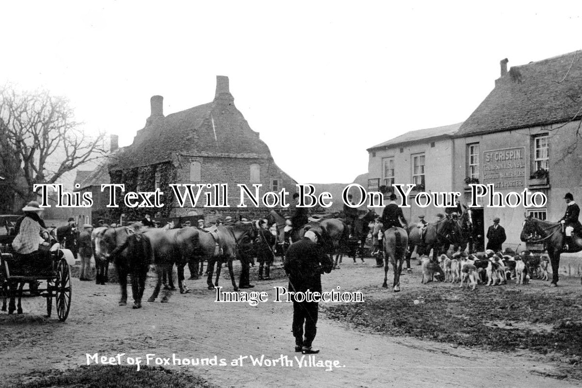 KE 1579 - Meet Of Foxhounds, Worth, Sandwich, Kent