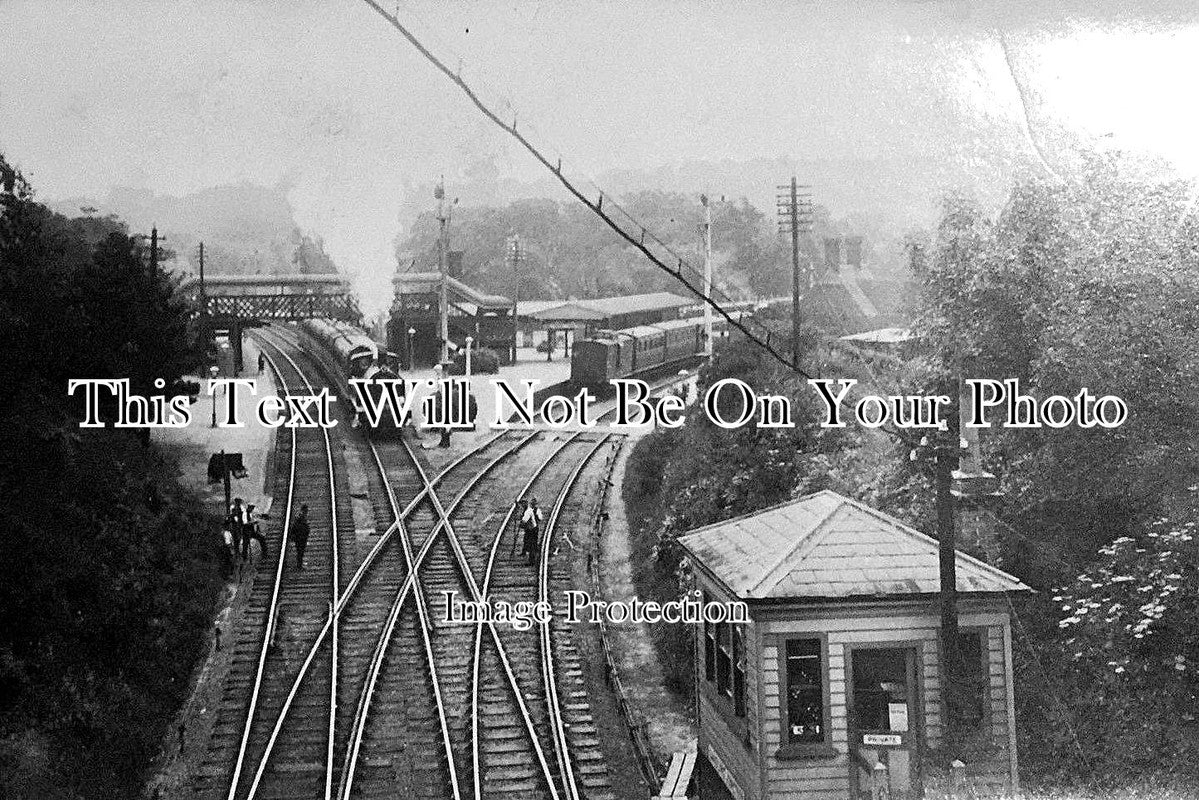 KE 1633 - Sandling Station Railway Junction, Near Saltwood, Kent c1911
