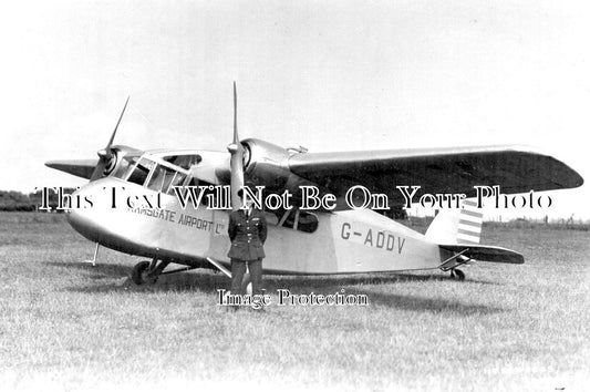 KE 1714 - Short S-16 Scion 2 Monoplane At Ramsgate Airport, Kent c1937