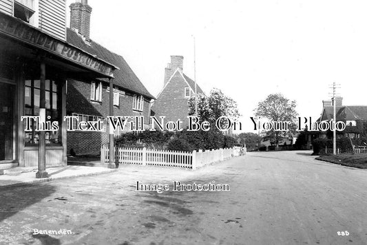 KE 1725 - Post Office & Bull Hotel, Benenden, Tunbridge Wells, Kent c1924