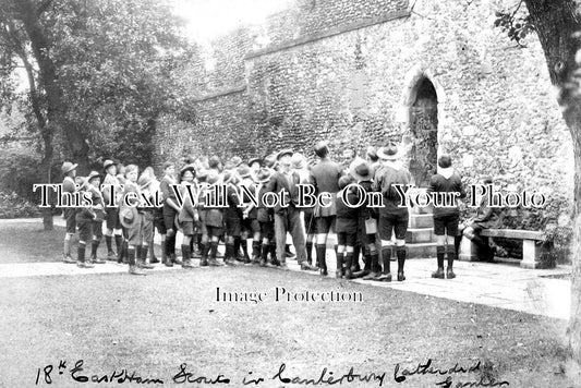 KE 1792 - The 18th East Ham Scouts, Canterbury Cathedral Gardens, Kent