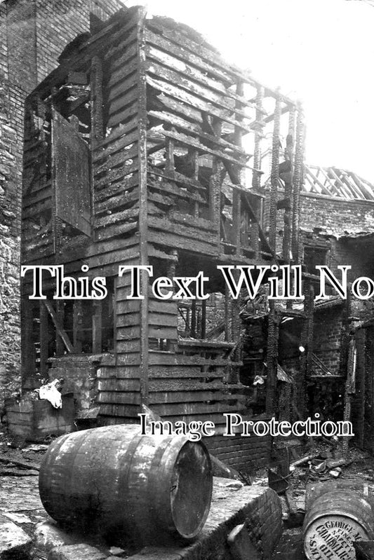 KE 1794 - Fire On High Street, Folkestone, Kent c1909