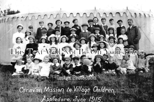 KE 1801 - Caravan Mission To Village Children, Appledore, Kent 1915
