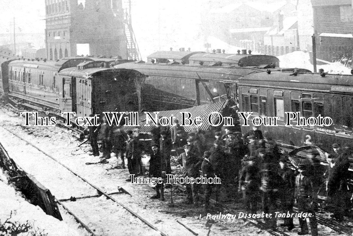 KE 1832 - Tonbridge Railway Disaster, Kent 1909