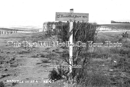 KE 1838 - Disappearing Hampton On Sea, Herne Bay, Kent