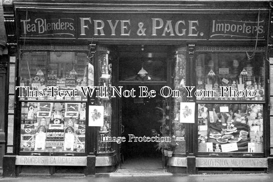 KE 1855 - Frye & Page Shopfront, High Street, Maidstone, Kent c1912
